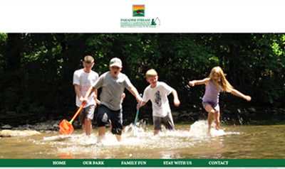Paradise Stream website